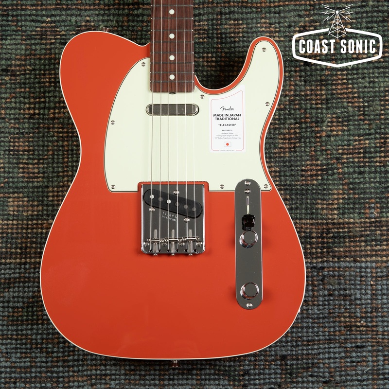 2025-fender-traditional-60-s-telecaster-fiesta-red-made-in-japan 2025 Fender Traditional 60's Telecaster Fiesta Red Made in Japan