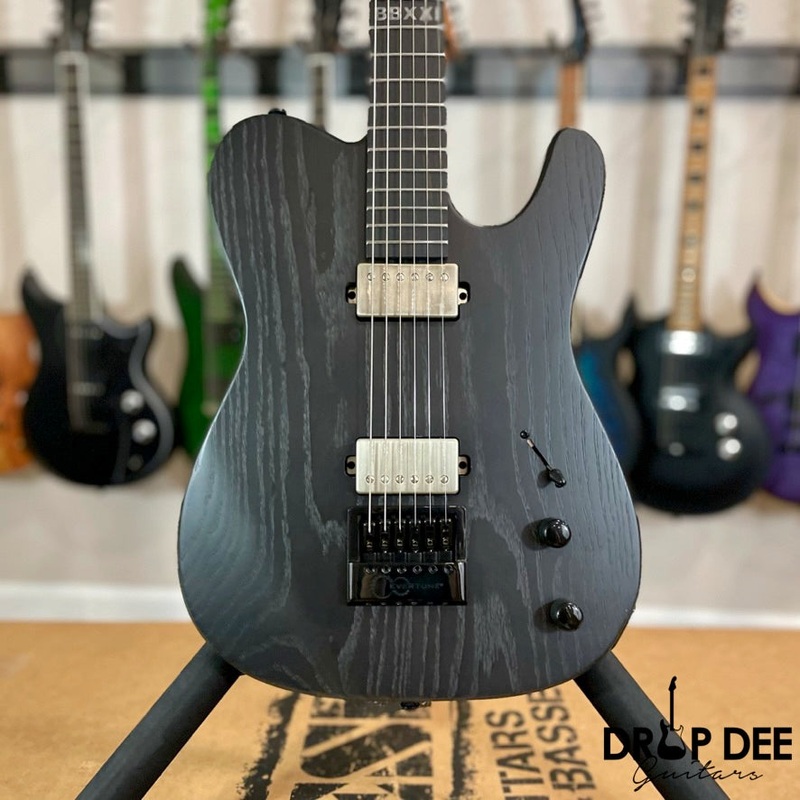 balaguer-beau-burchell-signature-woodman-bb-baritone-electric-guitar-w-bag-rustic-black Balaguer Beau Burchell Signature Woodman BB Baritone Electric Guitar w/ Bag Rustic Black