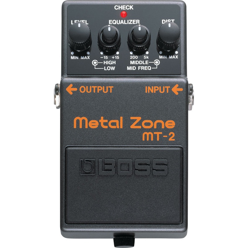 boss-mt-2-metal-zone-distortion-pedal Boss MT-2 Metal Zone Distortion Pedal