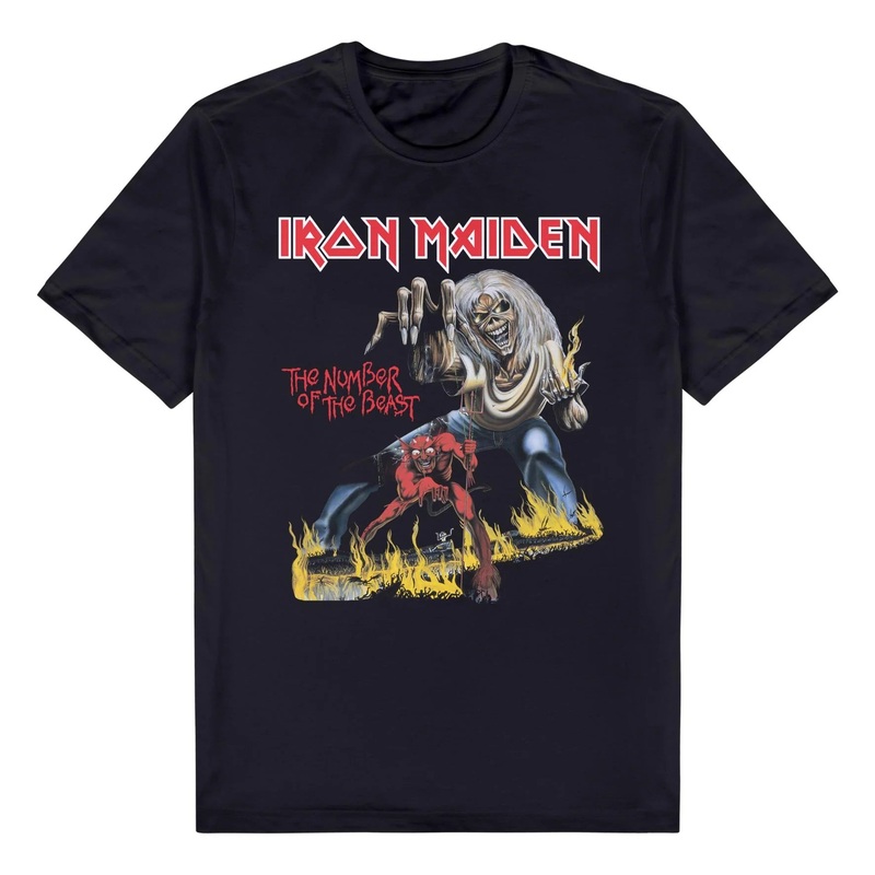 iron-maiden-number-of-the-beast-t-shirt-x-large Iron Maiden Number of the Beast T-Shirt - X Large