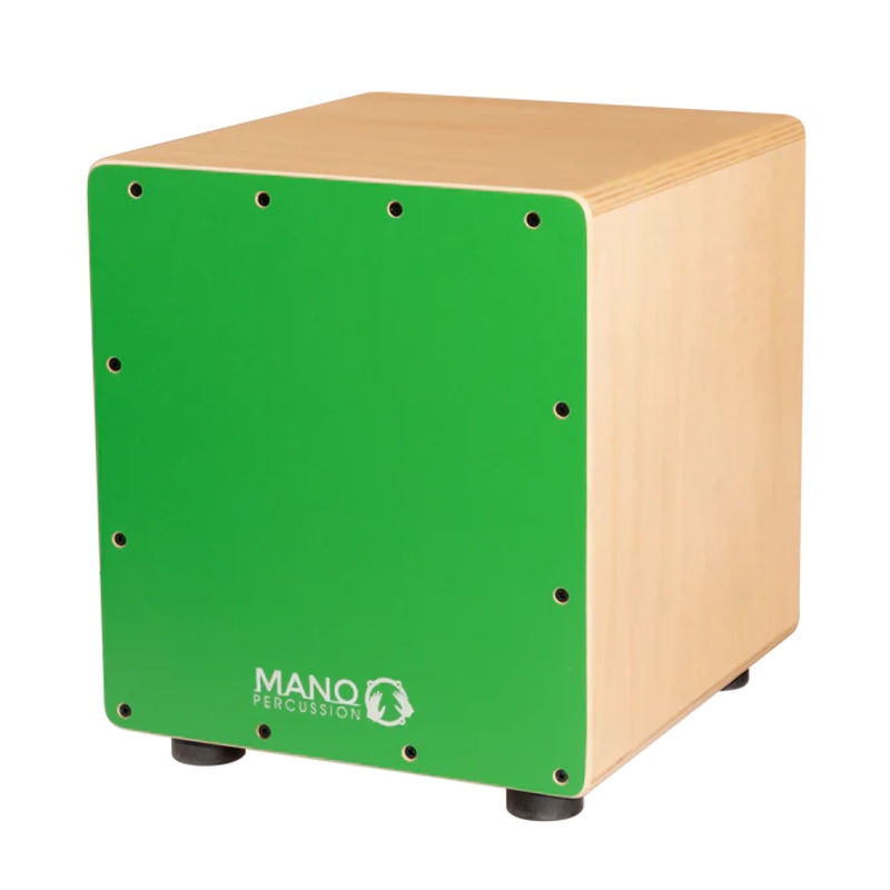 mano-percussion-mpc13g-mini-wooden-cajon-green-green MANO PERCUSSION | MPC13G | MINI WOODEN CAJON. GREEN. GREEN