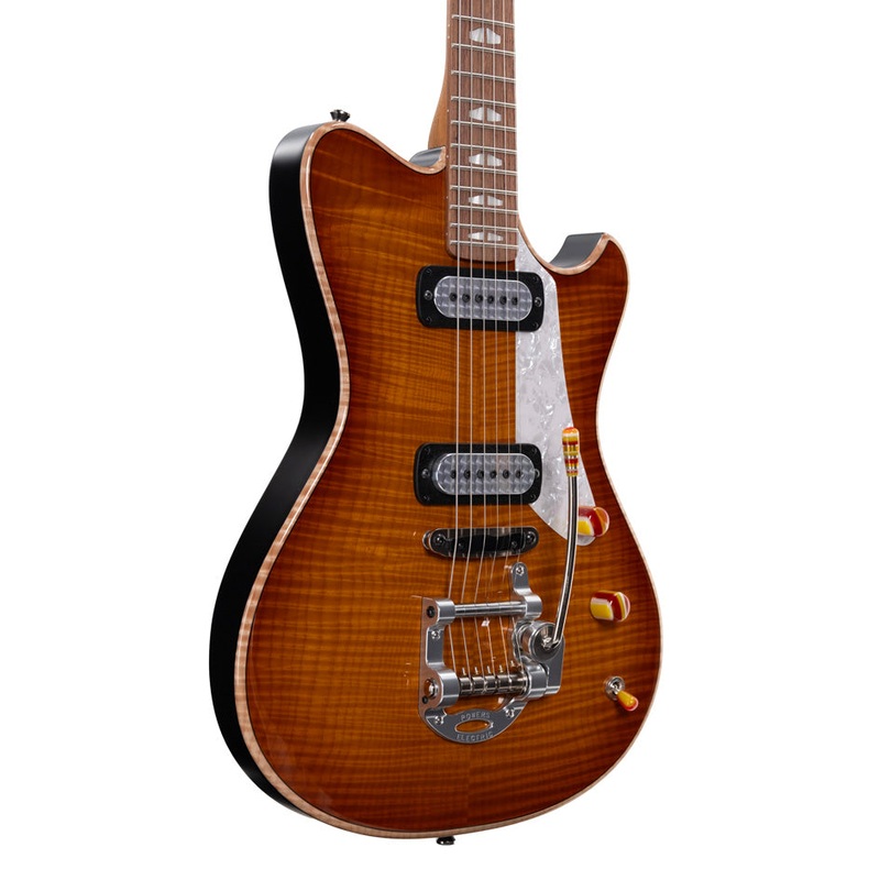 powers-electric-a-type-select-electric-guitar-maple-sweet-tea-orange-new Powers Electric A-Type Select Electric Guitar - Maple Sweet Tea Orange | New