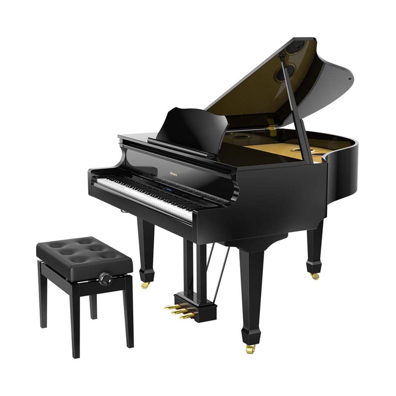 roland-gp609-digital-grand-piano-kit-w-bench-polished-ebony-new Roland GP609 Digital Grand Piano Kit w/ Bench - Polished Ebony | New