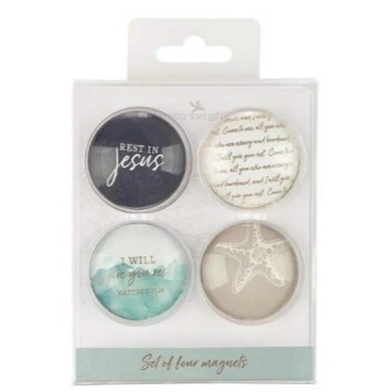 set-of-magnets-give-you-rest-matthew-11v28 Set of Magnets - Give You Rest (Matthew 11v28)