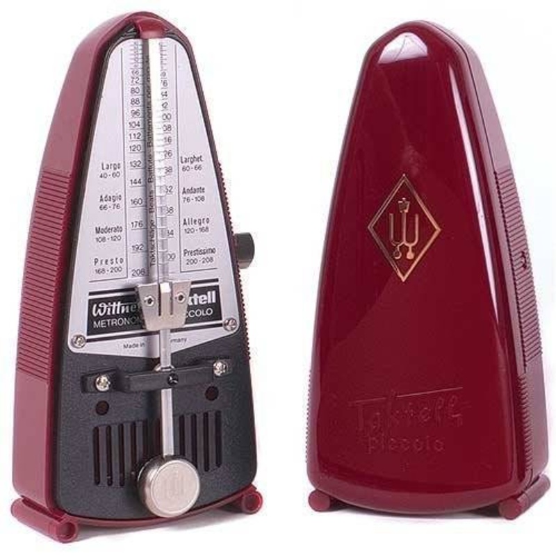 wittner-834-taktell-piccolo-metronome-red Wittner 834 Taktell Piccolo Metronome-Red