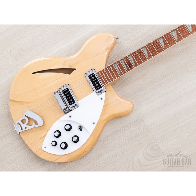 1995-rickenbacker-360-semi-hollow-guitar-mapleglo-mint-condition-w-case-hangtags 1995 Rickenbacker 360 Semi-Hollow Guitar Mapleglo, Mint Condition w/ Case, Hangtags