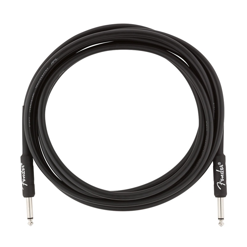 fender-pro-series-instrument-cable-straight-straight-10-foot-black Fender Pro Series Instrument Cable, Straight/Straight, 10 foot Black