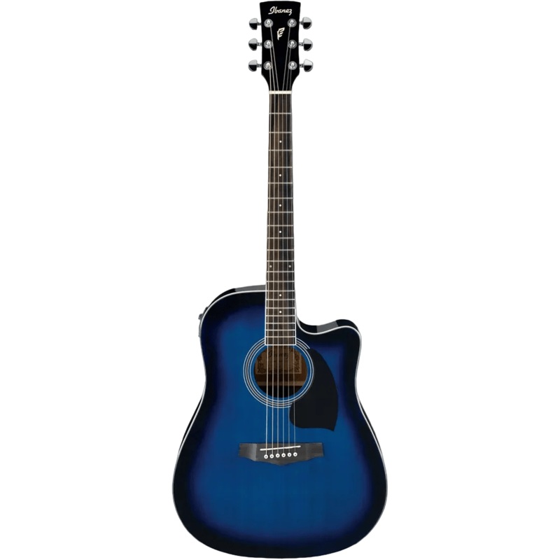ibanez-pf15ece-tbs-acoustic-electric-guitar-transparent-blue-sunburst Ibanez PF15ECE TBS Acoustic-Electric Guitar Transparent Blue Sunburst