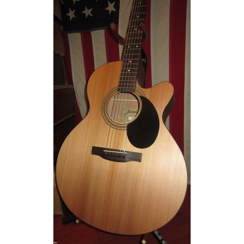 jasmine-s34c-dreadnought-acoustic-w-cutaway Jasmine S34C Dreadnought Acoustic w/ Cutaway