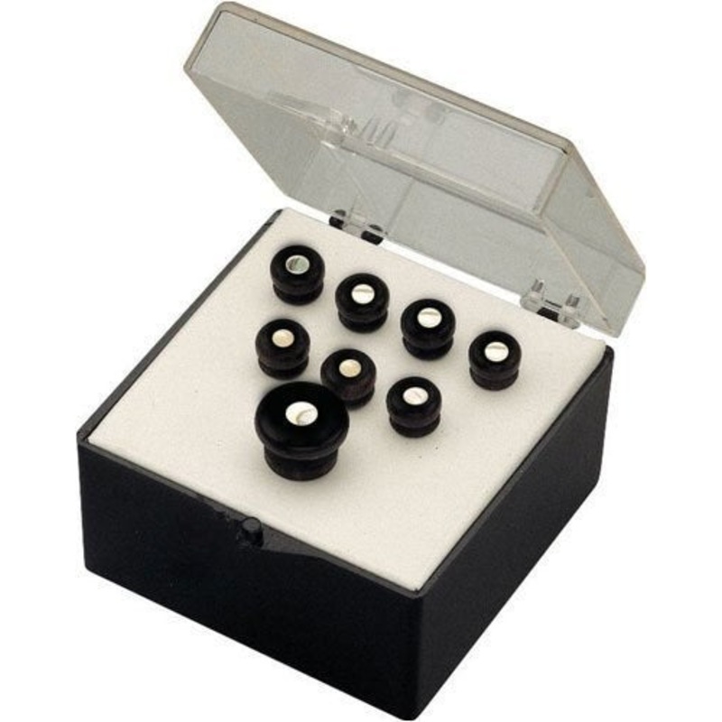 martin-bridge-and-end-pin-set-black-with-abalone-inlay Martin Bridge and End Pin Set, Black with Abalone Inlay