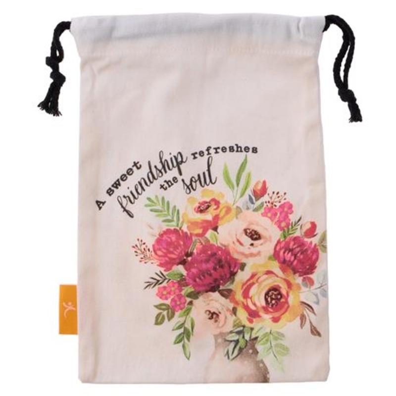 small-cotton-drawstring-bag-a-sweet-friendship Small Cotton Drawstring Bag -A Sweet Friendship