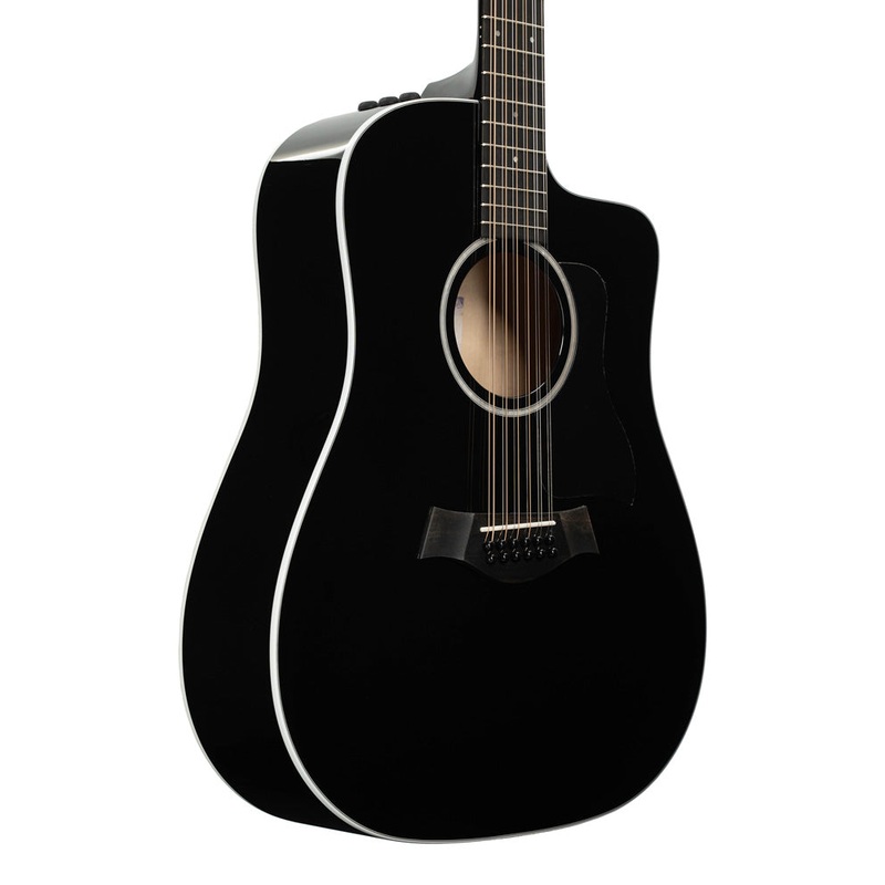 taylor-250ce-plus-spruce-maple-12-string-acoustic-electric-guitar-black Taylor 250ce Plus Spruce/Maple 12-String Acoustic-Electric Guitar - Black