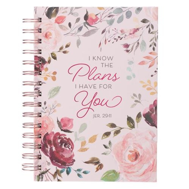 wirebound-journal-i-know-the-plans-i-have-for-you-large-hardcover Wirebound Journal -I Know The Plans I Have For You Large Hardcover