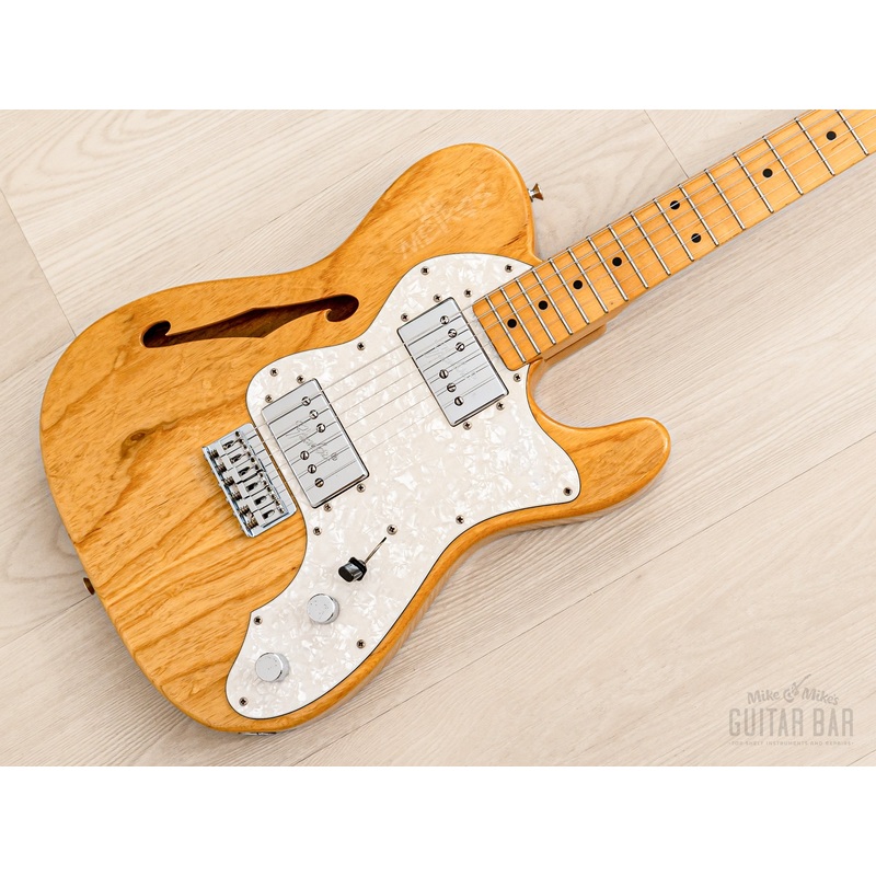 2008-fender-telecaster-thinline-72-vintage-reissue-tn72-natural-w-wide-range-japan-cij 2008 Fender Telecaster Thinline 72 Vintage Reissue TN72 Natural w/ Wide Range, Japan CIJ
