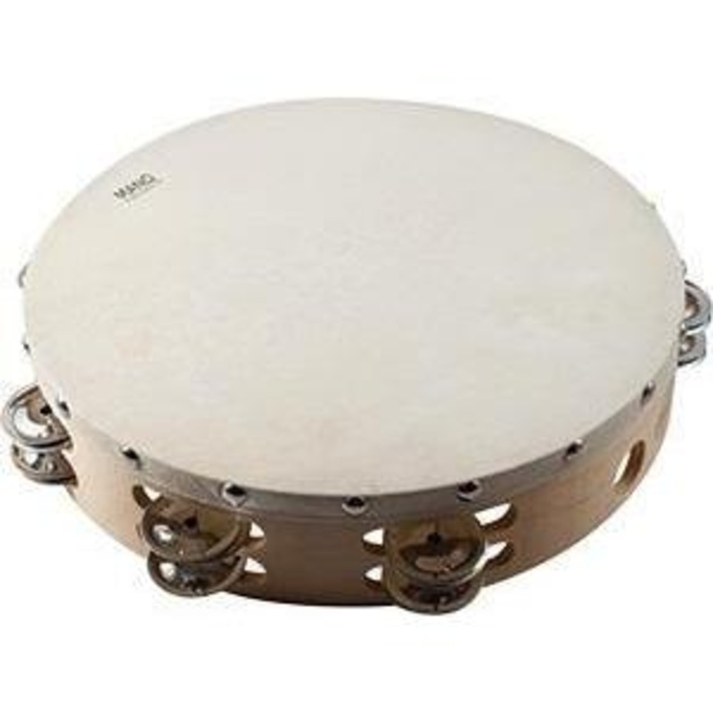 mano-percussion-mp-th10-16nt-non-tunable-tambourine-10 Mano Percussion MP-TH10-16NT Non-Tunable Tambourine 10"