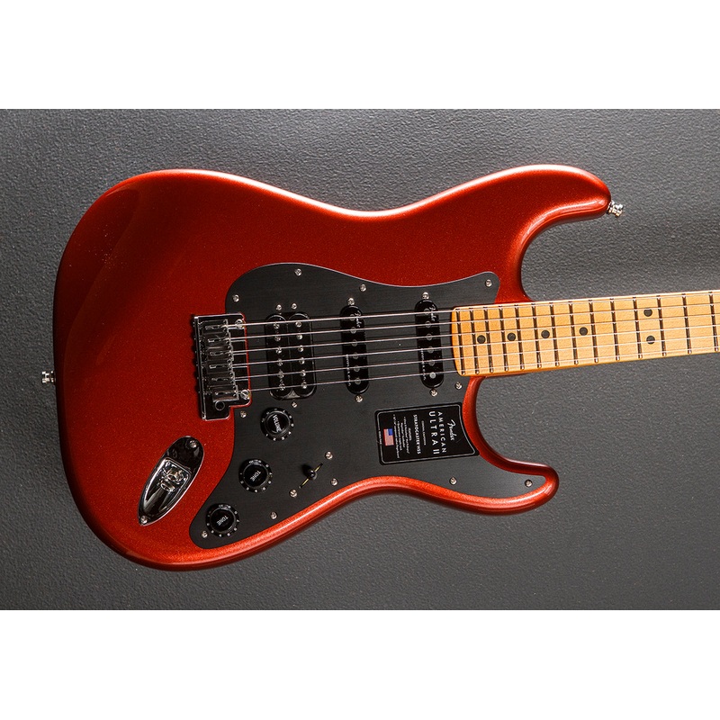 american-ultra-ii-stratocaster-hss-sinister-red-w-maple American Ultra II Stratocaster HSS - Sinister Red w/Maple