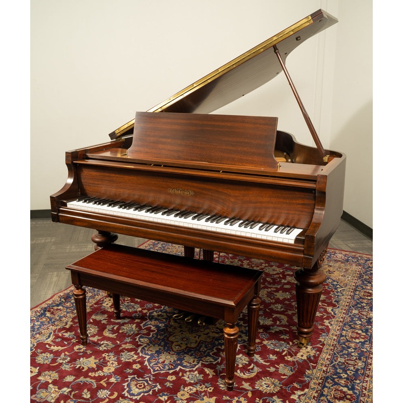 chickering-grand-piano-satin-walnut-sn-341252-used Chickering Grand Piano | Satin Walnut | SN: 341252 | Used