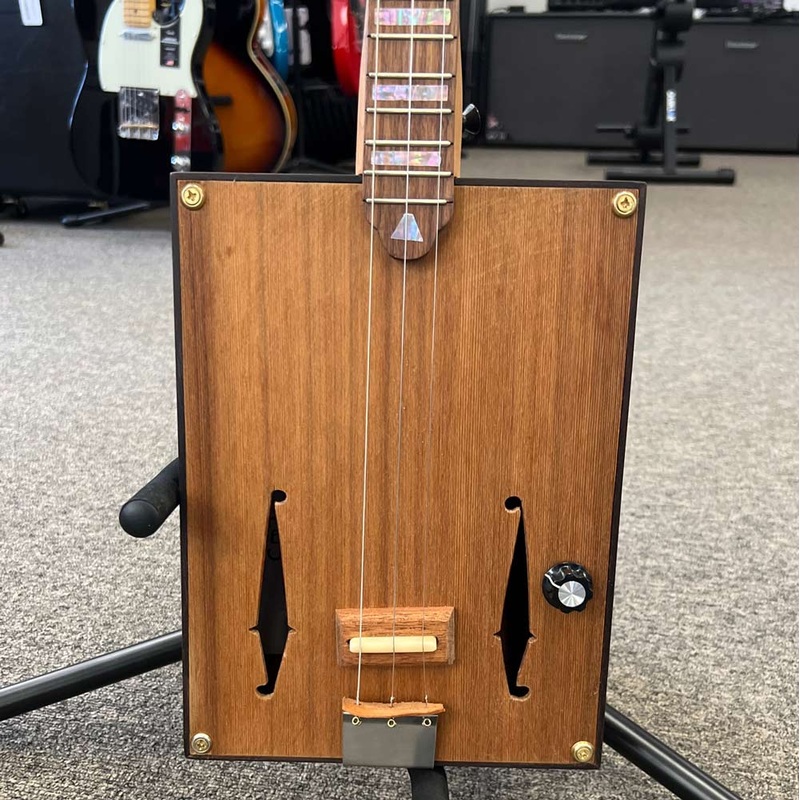 e3-strings-3-string-hardwood-cigar-box-acoustic-electric-guitar-pre-owned E3 Strings 3-String Hardwood Cigar Box Acoustic-Electric Guitar (Pre-Owned)