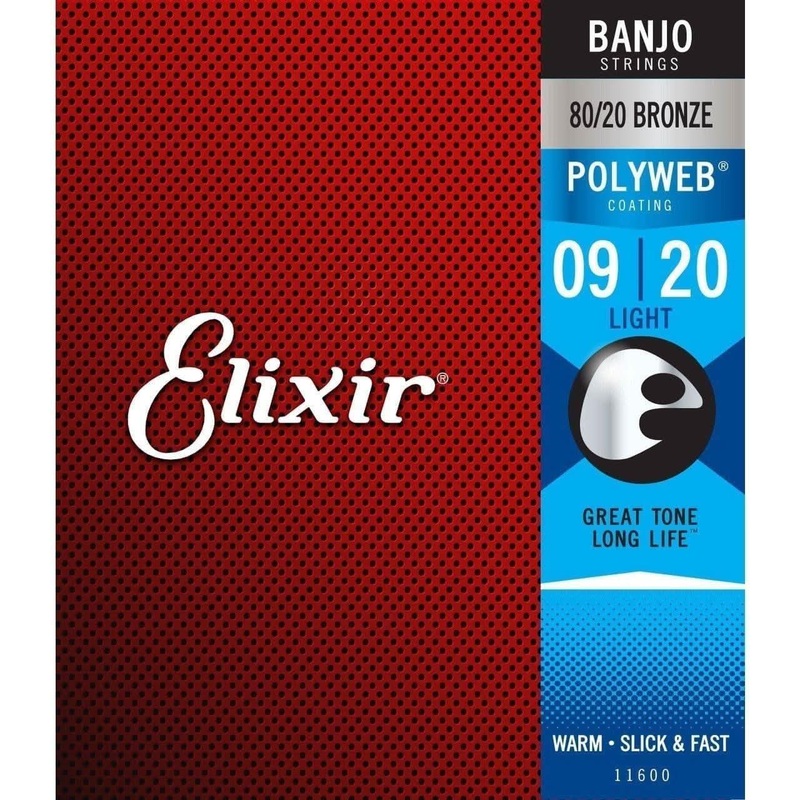 elixir-11600-polyweb-banjo-light-9-20 Elixir 11600 Polyweb Banjo Light 9-20