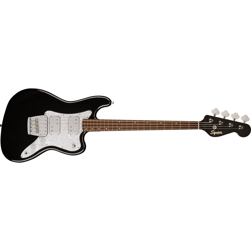 fender-squier-paranormal-rascal-hh-bass-guitar-metallic-black Fender Squier Paranormal Rascal HH Bass Guitar-Metallic Black