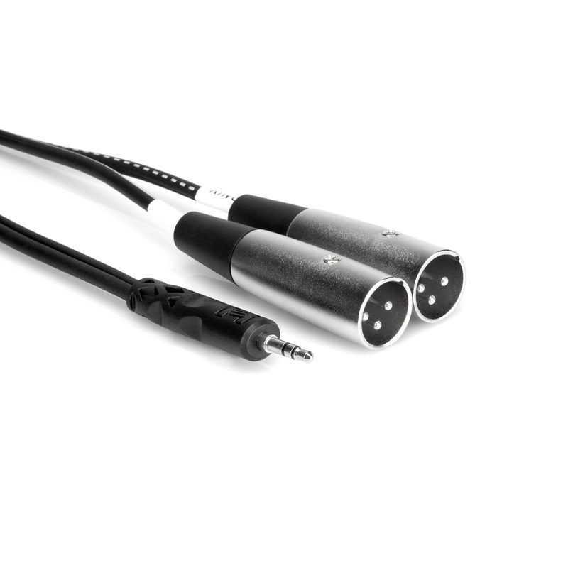 hosa-cyx-403m-3m-stereo-breakout-3-5-mm-trs-to-dual-xlr3m Hosa CYX-403M 3m Stereo Breakout 3.5 mm TRS to Dual XLR3M
