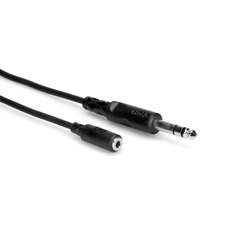 hosa-mhe-310-10-headphone-adapter-cable-3-5-mm-trs-to-1-4-trs Hosa MHE-310 10' Headphone Adapter Cable 3.5 mm TRS to 1/4 TRS