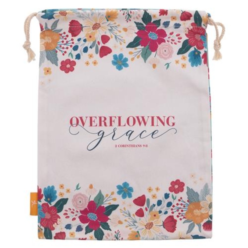 large-drawstring-bag-overflowing-grace Large Drawstring Bag -Overflowing Grace