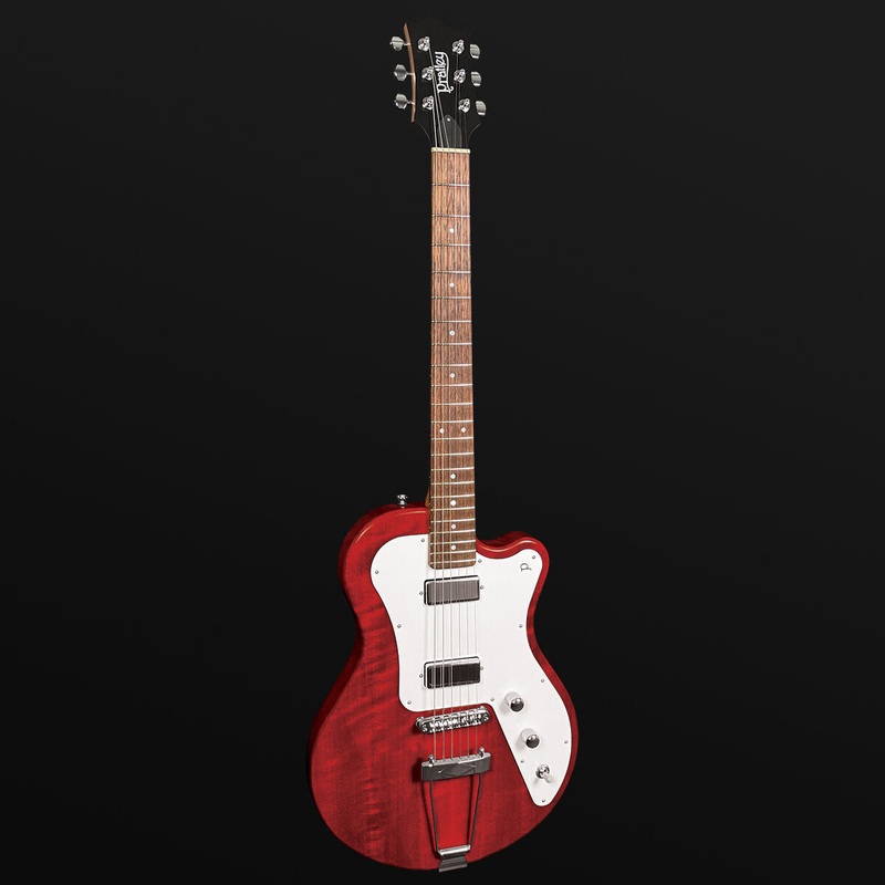 pratley-indigo-single-cutaway-solid-body-electric-mini-humbuckers-natural-red Pratley Indigo Single Cutaway Solid Body Electric Mini Humbuckers Natural Red