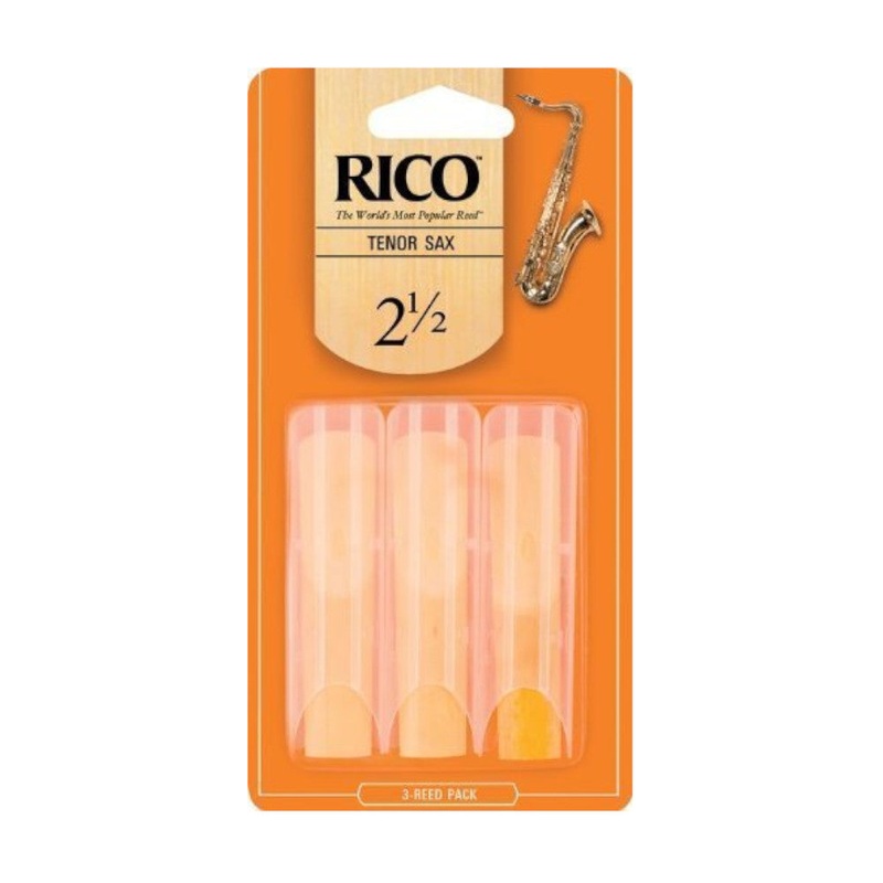 rico-reeds-2-5-tenor-sax-3-pack Rico Reeds #2.5 Tenor Sax 3 pack