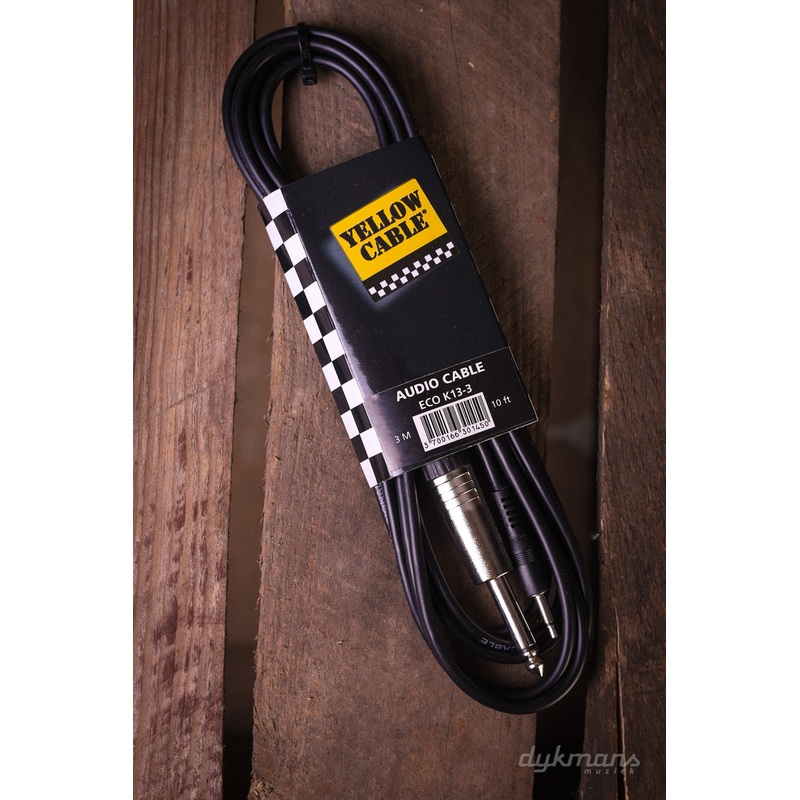 yellow-cable-k13-3-audio-cable-6-3mm-ts-jack-3-5mm-ts-jack Yellow Cable K13-3 Audio Cable 6.3mm TS Jack - 3.5mm TS Jack