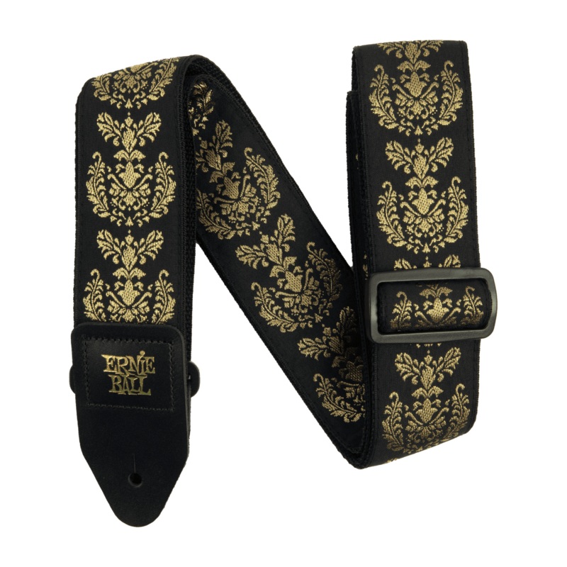 ernie-ball-classic-jacquard-guitar-strap-bass-strap-royal-crest Ernie Ball Classic Jacquard Guitar Strap / Bass Strap - Royal Crest