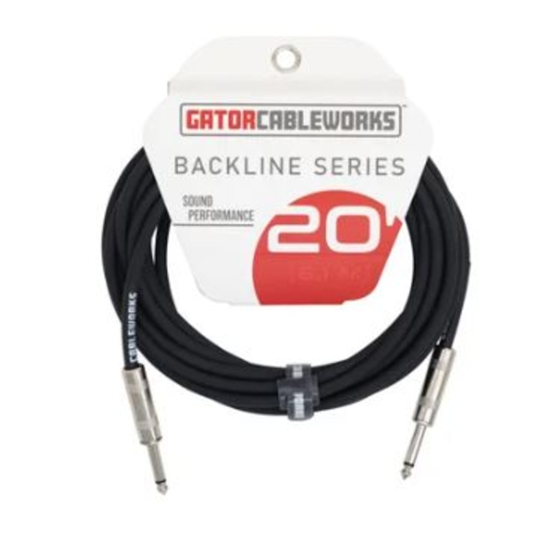 gator-backline-instrument-cable-20ft Gator Backline Instrument Cable 20ft
