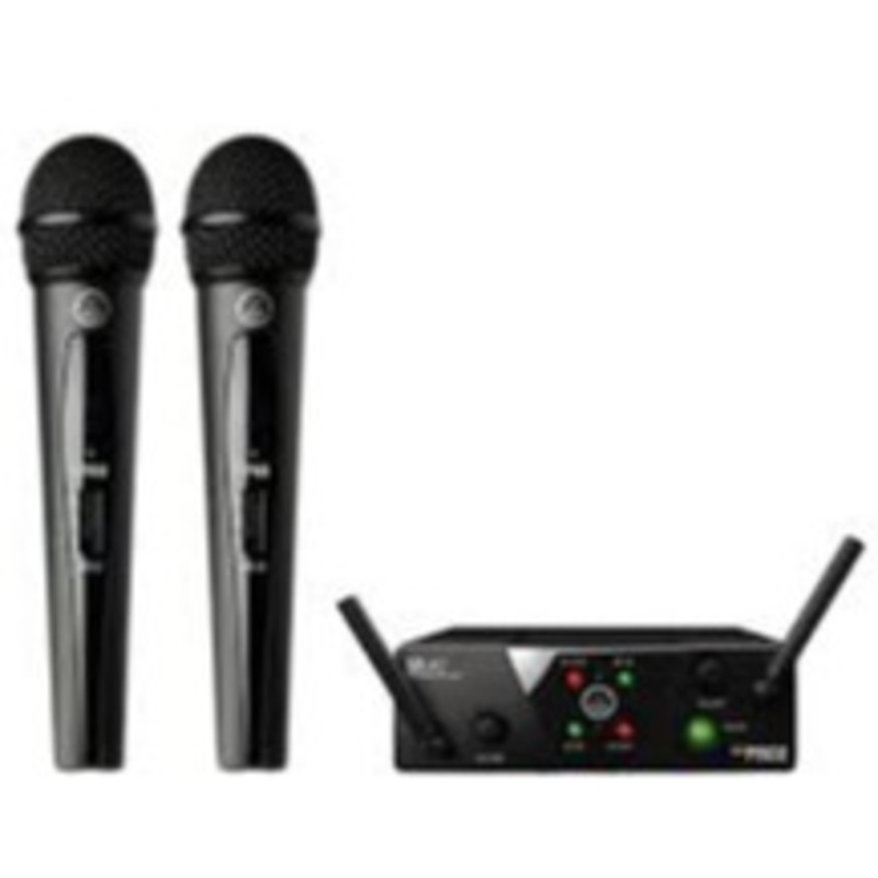 microphone-akgw-wms40-mini2-v-ism2-dual-vocal-handheld-mics Microphone - AKGW WMS40 MINI2 V ISM2 Dual Vocal Handheld Mics