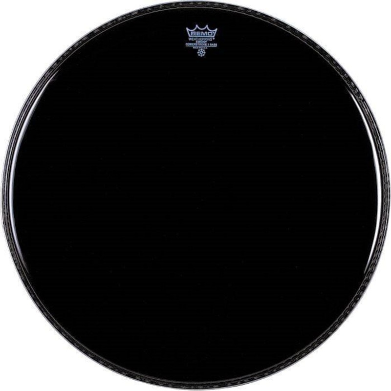 remo-p3-1022-es-powerstroke-3-ebony-22-with-5-black-dynamo Remo P3-1022-ES Powerstroke 3 Ebony 22" with 5" Black Dynamo