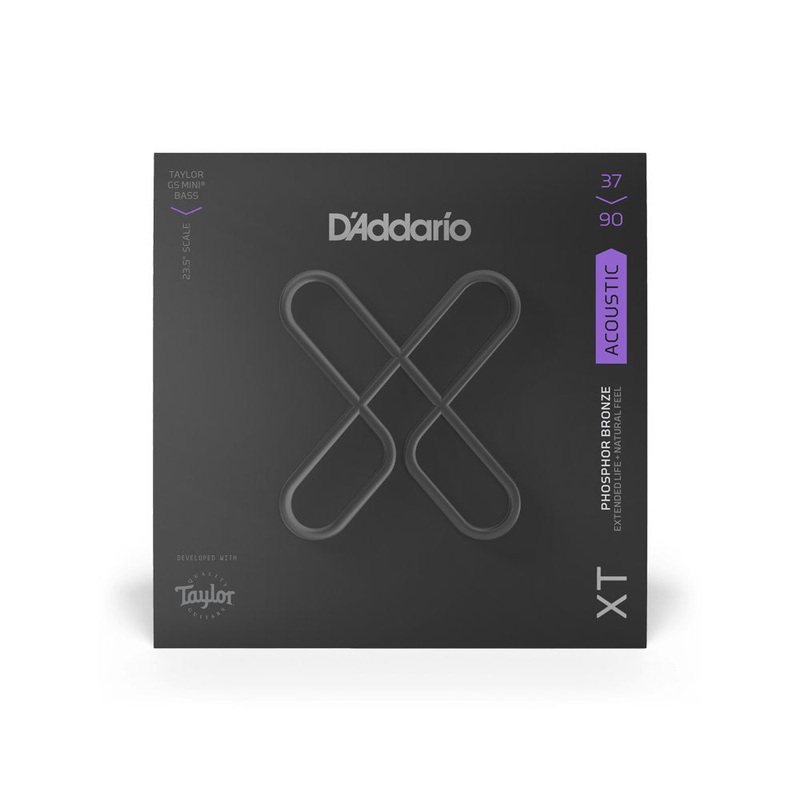 d-addario-xtb3790gs-xt-taylor-gs-mini-coated-phosphor-bronze-acoustic-bass-strings-7-90-custom-light D'Addario XTB3790GS XT Taylor GS Mini Coated Phosphor Bronze Acoustic Bass Strings - 7-90 Custom Light