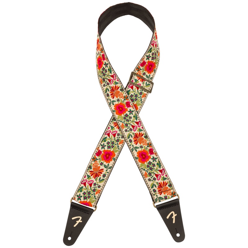 fender-mosaic-jacquard-guitar-strap-cream Fender Mosaic Jacquard Guitar Strap - Cream