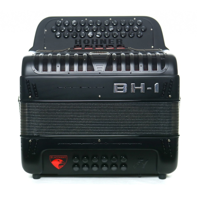 hohner-anacleto-bh-1-black-hawk-5-switch-compact-ead-accordion-matte-black Hohner Anacleto BH-1 Black Hawk 5-Switch Compact EAD Accordion - Matte Black