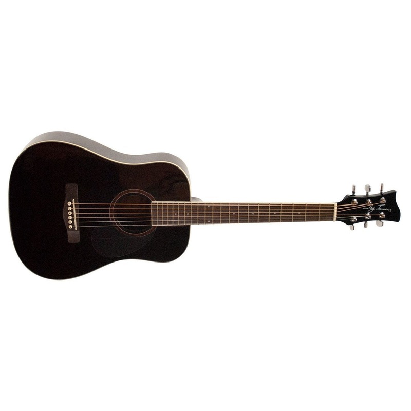 jay-turser-jta523-bk-3-4-size-acoustic-guitar-black Jay Turser JTA523-BK 3/4 Size Acoustic Guitar-Black