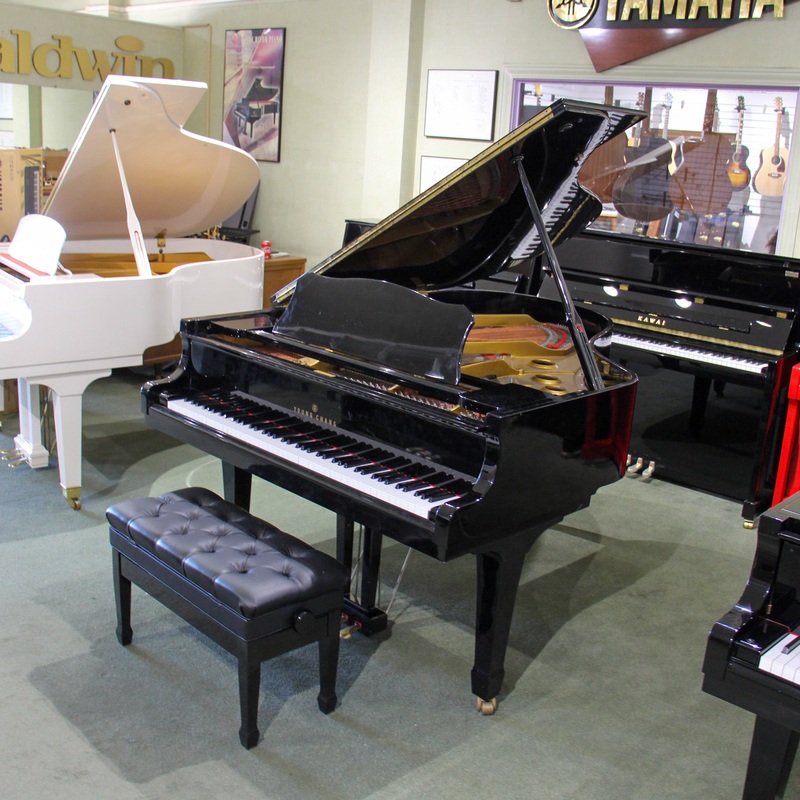 young-chang-pg185-6-1-polished-ebony-grand-piano Young Chang PG185 6'1" Polished Ebony Grand Piano
