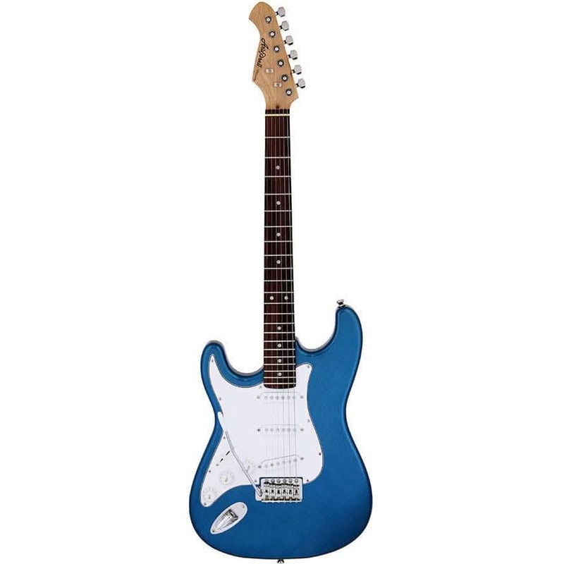 aria-stg-003-series-left-handed-electric-guitar-in-metallic-blue Aria STG-003 Series Left Handed Electric Guitar in Metallic Blue