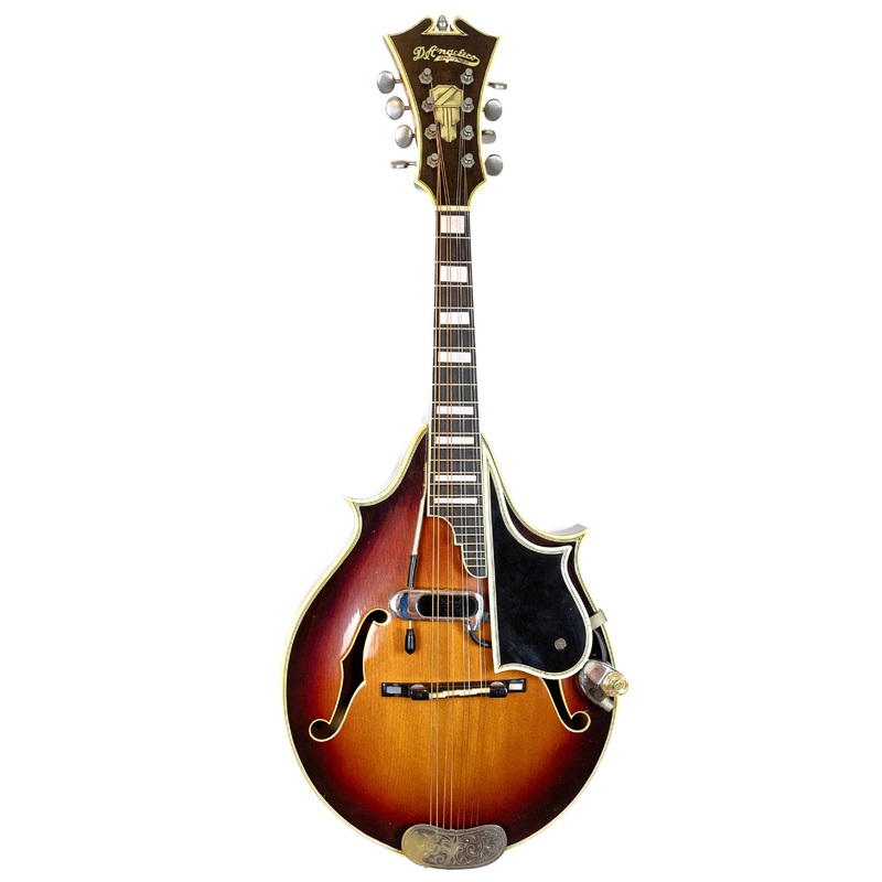 d-angelico-early-1940s-mandolin-dearmond-pickup D'Angelico Early 1940s Mandolin, DeArmond Pickup