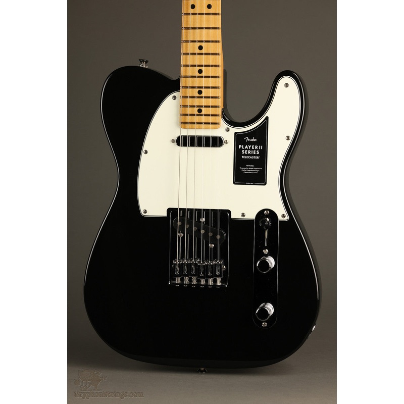 fender-player-ii-telecaster-maple-fingerboard-black-new Fender Player II Telecaster, Maple Fingerboard, Black - New
