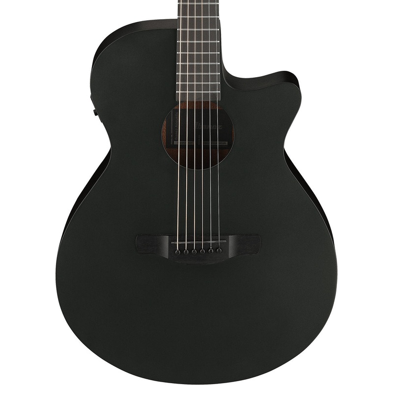 ibanez-aeg621-aeg-series-acoustic-electric-guitar-black-out Ibanez AEG621 AEG Series Acoustic-Electric Guitar - Black Out