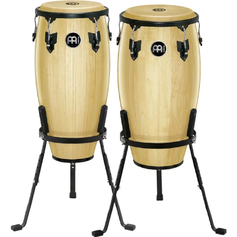 meinl-hc512nt-headliner-series-11-12-conga-set-natural-with-basket-stand Meinl HC512NT Headliner Series 11" & 12" Conga Set-Natural with Basket Stand