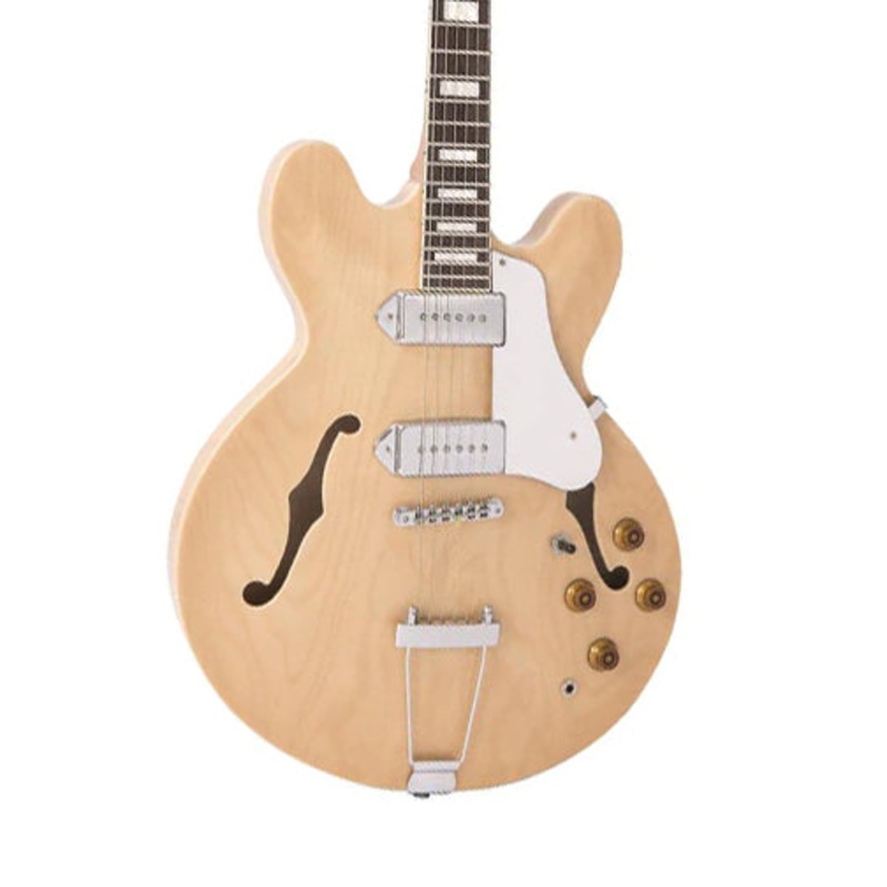 vintage-guitars-vsa500p-reissued-semi-hollow-electric-guitar-natural-maple Vintage Guitars VSA500P ReIssued Semi-Hollow Electric Guitar - Natural Maple