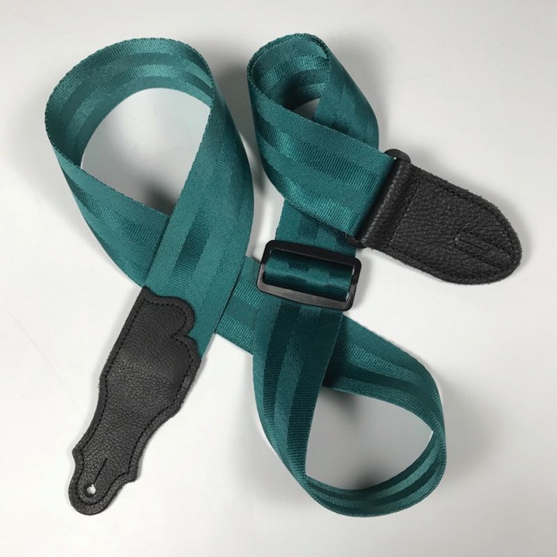 franklin-2-teal-aviator-seat-belt-strap-with-pebbled-glove-leather-end-tab Franklin 2" Teal Aviator Seat Belt Strap with Pebbled Glove Leather End Tab