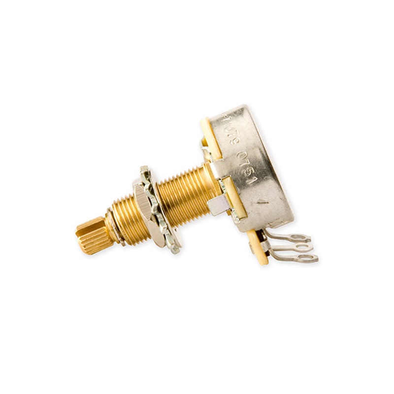 gibson-ppat-500-500k-ohm-audio-taper-potentiometer-long-shaft Gibson PPAT-500 500k OHM Audio Taper Potentiometer - Long Shaft