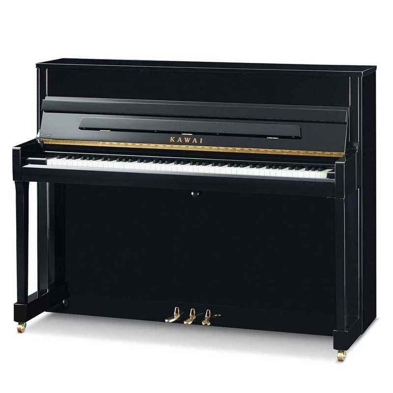 kawai-k-200-upright-piano-ebony-polish-nickel-hardware-45-new Kawai K-200 Upright Piano | Ebony Polish/Nickel Hardware | 45" | New