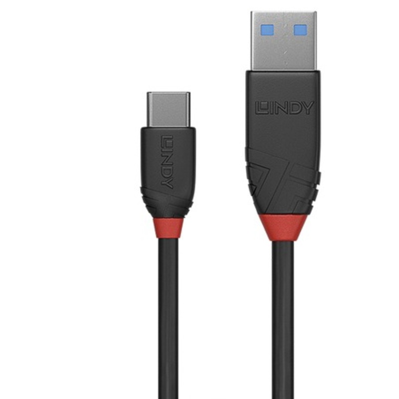 lindy-type-c-male-to-usb-male-0-5m-cable-36915 Lindy Type C Male To USB Male 0.5m Cable (36915)