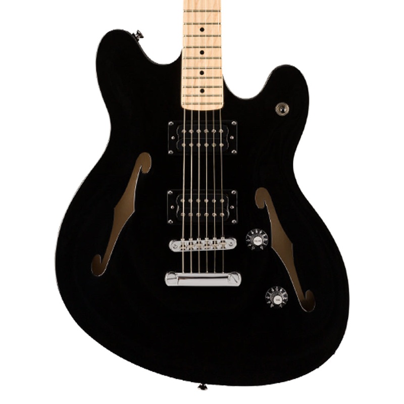 pre-owned-squier-affinity-series-starcaster-maple-fingerboard-black Pre-Owned Squier Affinity Series Starcaster, Maple Fingerboard, Black